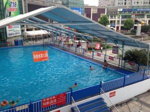 常州鄭陸水尚游泳館 中游直營(yíng)館 游泳池 遮陽蓬